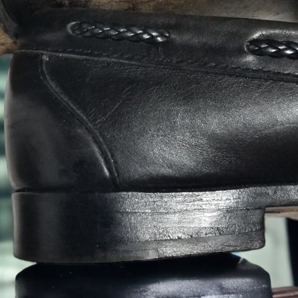 Allen Edmonds Men's Black Leather Tassel Woodstock Slip On Loafer Size 8D - Picture 4 of 8